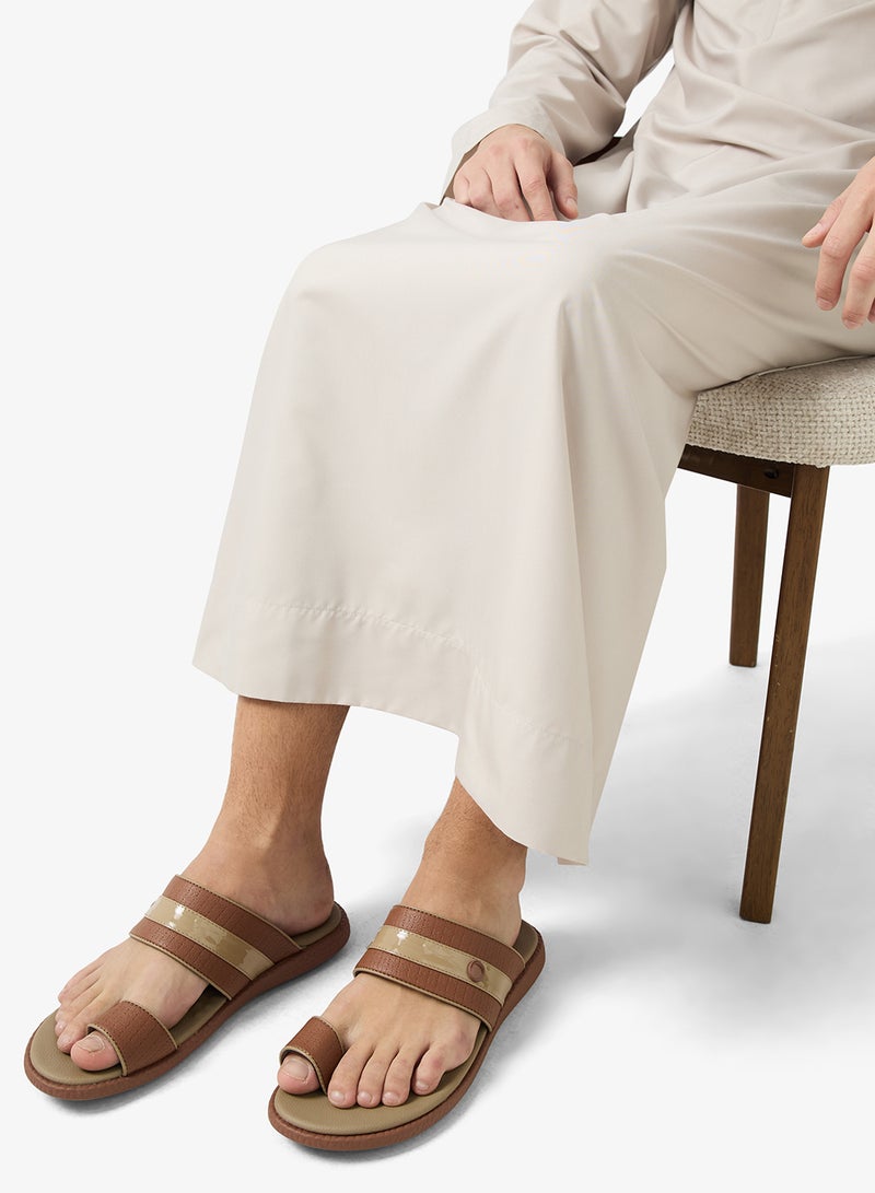 Robert Wood Mens Arabic OMANI Fashion Slipper - Image 5